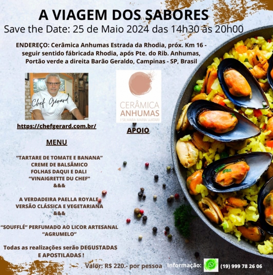 A viagem dos sabores